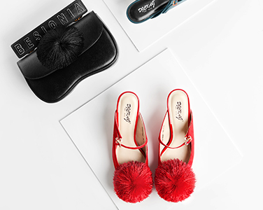  意大利迪嘉 時(shí)尚穆勒拖，性感時(shí)尚流蘇裝飾