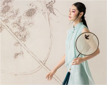 如華如水系列旗袍裙