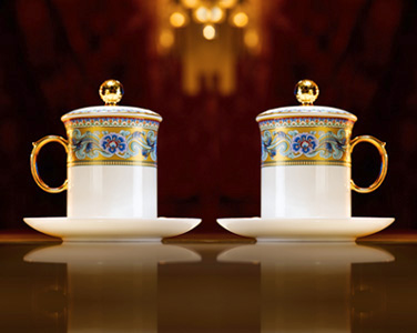 【集賢瓷】會議水杯（雙套裝）