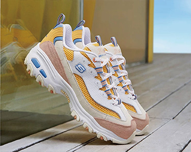 圖-05-SKECHERS D'LITES 復(fù)古老爹鞋